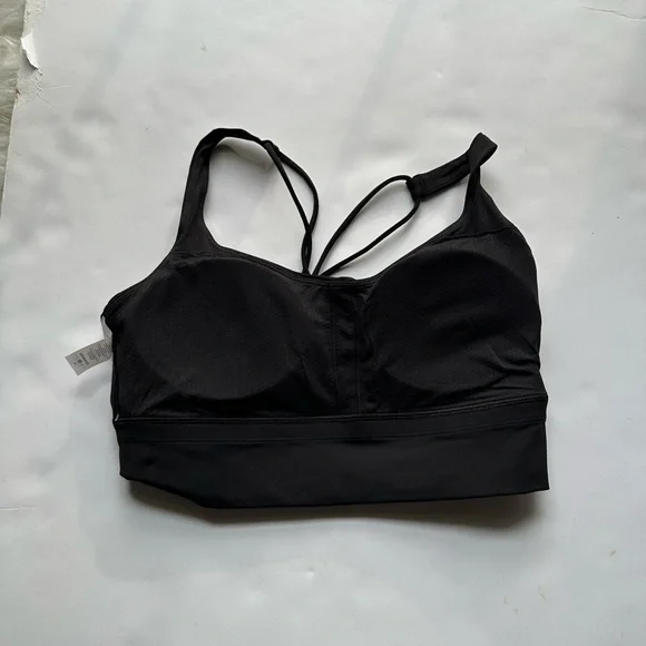 NWT! lululemon athletica Free to Be Black Long Line Sports Bra - Picture 13 of 13